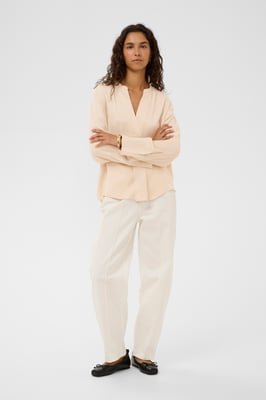 Kurzarm-Bluse SLNadeya Kurzarm-Bluse Gerade Passform