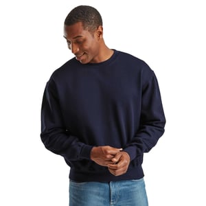 Fruit of the Loom - Sweatshirt für Herren/Damen Unisex, Super Baumwolle (Marineblau)