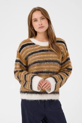 Strickpullover OlmaSZ Strickpullover Gerade Passform