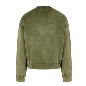 Dsquared2 Bros Est 1964 Design Cypro Fit Militärgrünes Sweatshirt