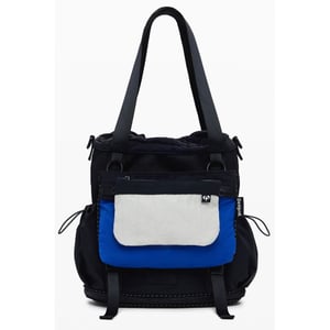 Farbblock-Shopper Tasche