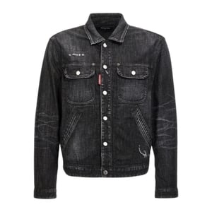 Dsquared2 Easy Wash Jeansjacke Schwarz