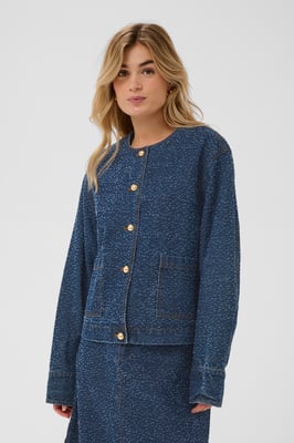 Jeansjacke PheaSZ Jeansjacke Lockere Passform