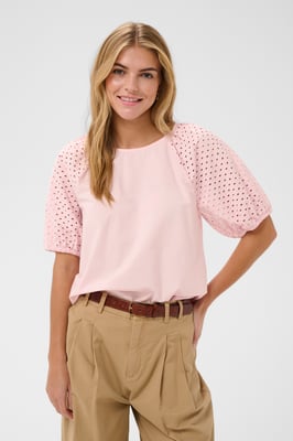 Kurzarm-Bluse PalaSZ Kurzarm-Bluse Lockere Passform