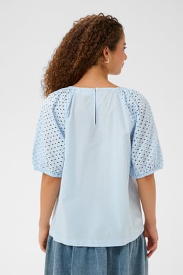 Kurzarm-Bluse PalaSZ Kurzarm-Bluse Lockere Passform