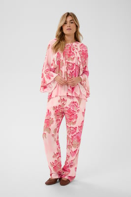 Kurzarm-Bluse PollyanaSZ Kurzarm-Bluse Lockere Passform