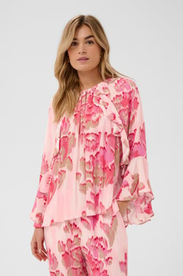 Kurzarm-Bluse PollyanaSZ Kurzarm-Bluse Lockere Passform