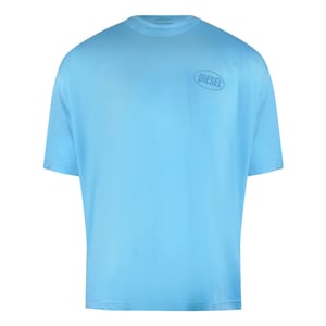Diesel Montone Logo Blaues T-shirt