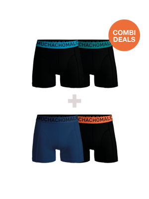 Muchachomalo - 2er Pack + 2er Pack Boxershorts Herren - Kombiangebot