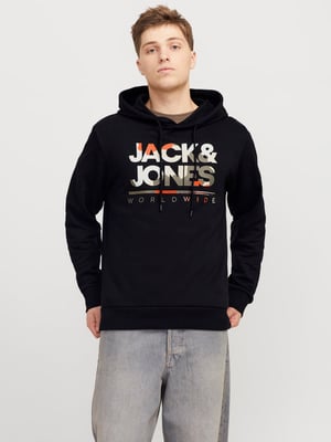 Jack & Jones Luke Sweat Hood  Schwarz