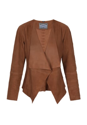 Dreimaster Jacke Frauen Cognac