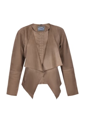 Dreimaster Jacke Frauen dunkler Stein
