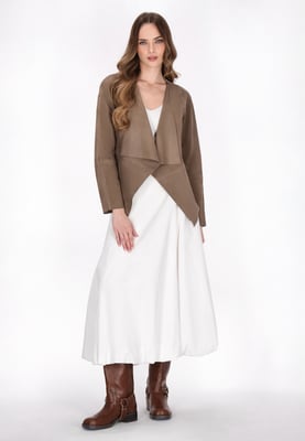 Dreimaster Jacke Frauen dunkler Stein