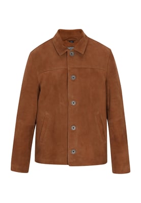 Dreimaster Jacke Männer Cognac
