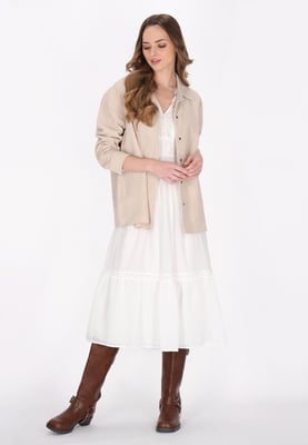 Dreimaster Jacke Frauen cremefarben