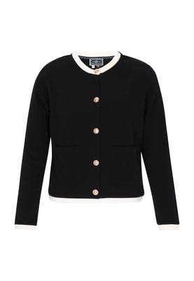 Dreimaster Strickjacke Frauen Schwarz