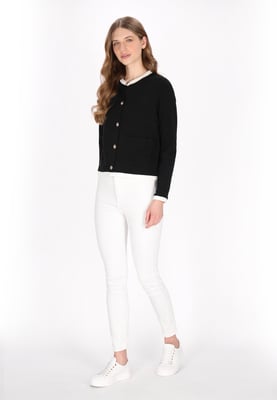 Dreimaster Strickjacke Frauen Schwarz