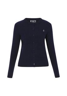 Dreimaster Strickjacke Frauen Marine