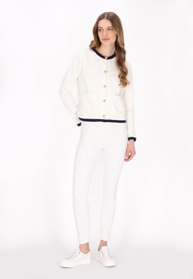 Dreimaster Strickjacke Frauen cremefarben