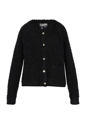 Dreimaster Strickjacke Frauen Schwarz