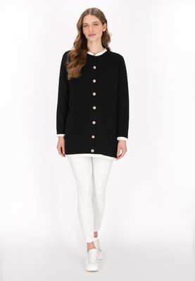 Dreimaster Strickjacke Frauen Schwarz