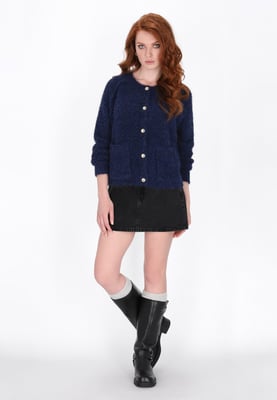 Dreimaster Strickjacke Frauen Marine
