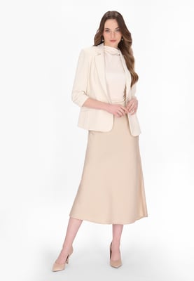 Dreimaster Blazer Frauen cremefarben