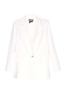 Dreimaster Blazer Frauen cremefarben