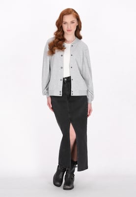 Dreimaster Jacke Frauen Graumelange