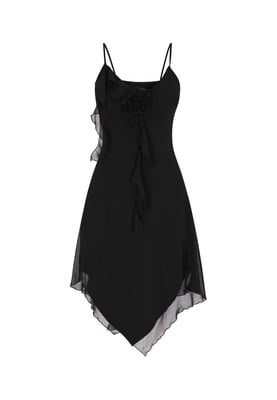 Mymo Kleid Frauen Schwarz