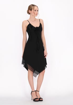 Mymo Kleid Frauen Schwarz