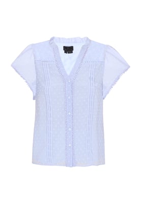 Dreimaster Bluse Frauen hellblau
