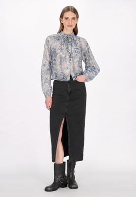 Dreimaster Bluse Frauen hellblau