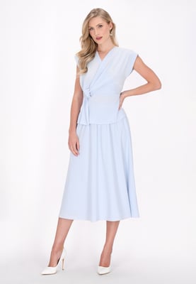 Dreimaster Bluse Frauen hellblau