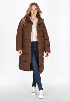 Dreimaster Mantel Frauen braun