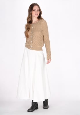 Dreimaster Strickjacke Frauen Beige