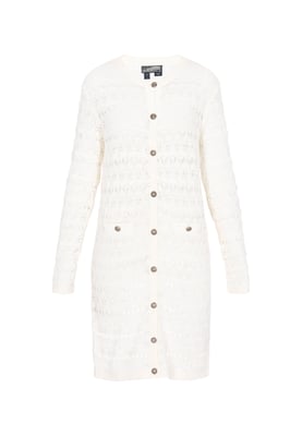 Dreimaster Strickjacke Frauen Weiß