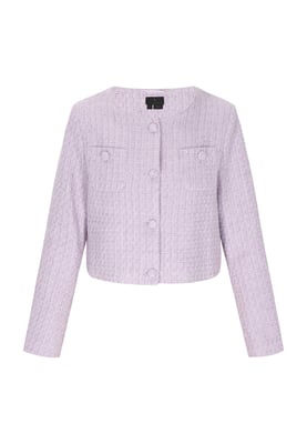 Dreimaster Blazer Frauen heller Lavendel-Glitzer