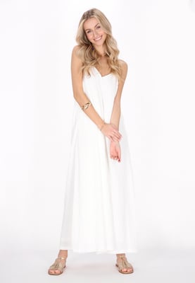 IZIA Kleid Frauen Weiß