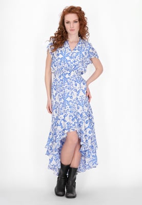 Dreimaster Kleid Frauen Blau