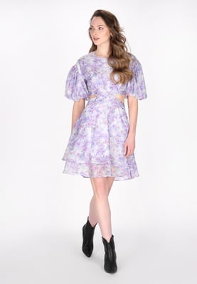 Dreimaster Kleid Frauen grau