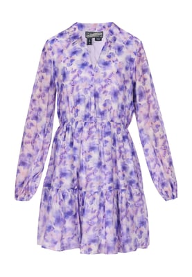 Dreimaster Kleid Frauen lila