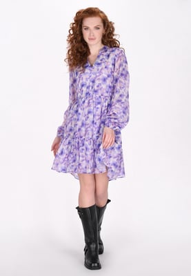 Dreimaster Kleid Frauen lila