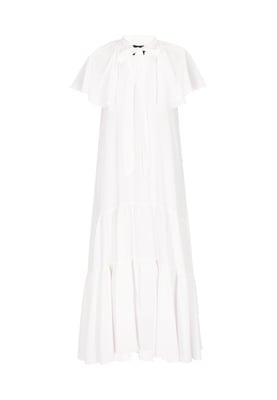 Dreimaster Kleid Frauen Weiß