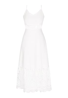 IZIA Kleid Frauen Weiß