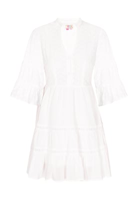 IZIA Kleid Frauen Weiß