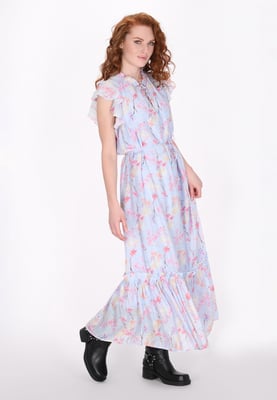 Dreimaster Kleid Frauen hellblau