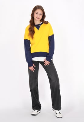 Mymo Sweatshirt Frauen Gelb