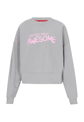Mymo Sweatshirt Frauen grau