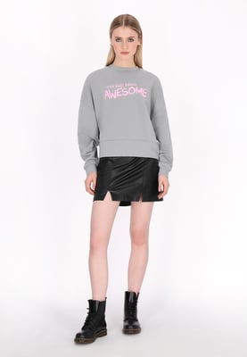 Mymo Sweatshirt Frauen grau